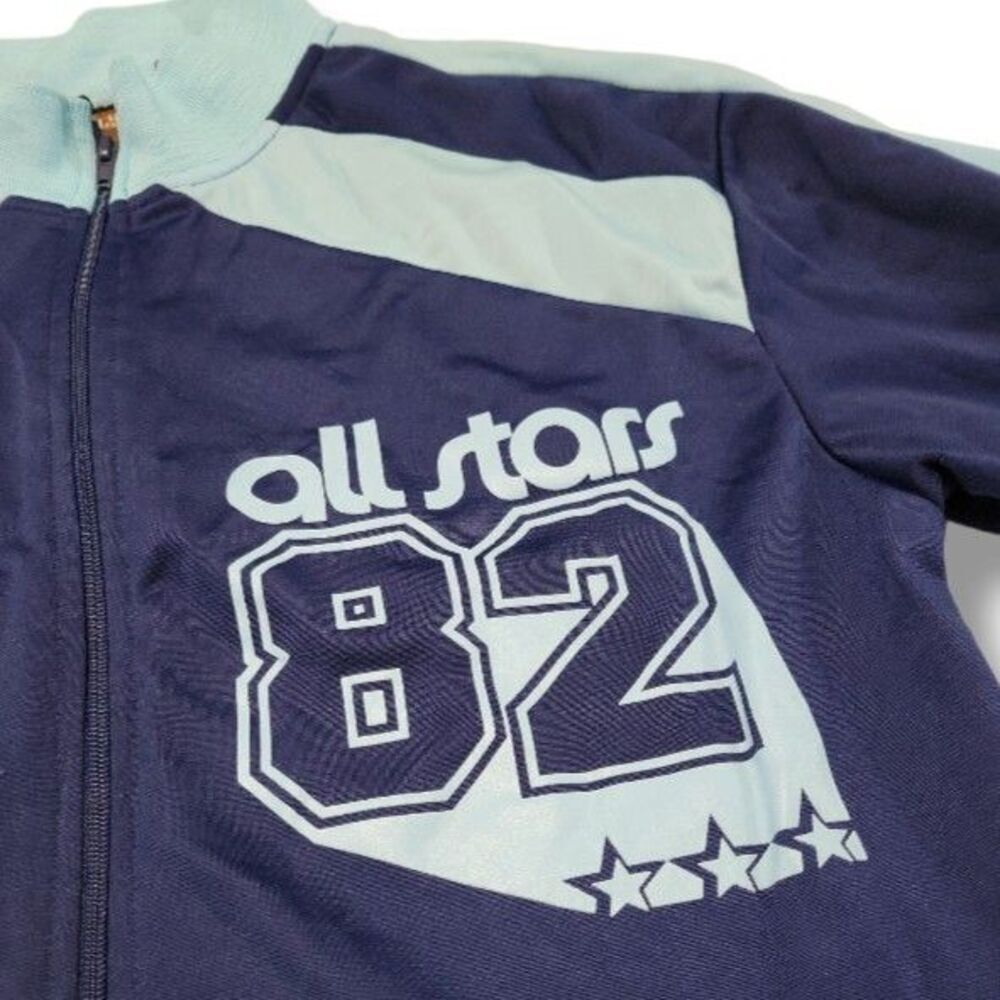 Ugly Shirt Jacket Size Large Track Jacket Retro Look All Stars 82 Graphic Print - Picture 3 of 6
